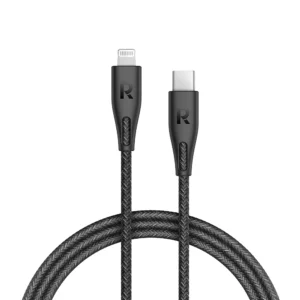 RavPower USB-C To Lightning Connector Data Cable 1.2 Meter, Black - RP-CB1017 - Image 1